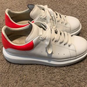 Alexander McQueen Shoe White/Infrared Size 44